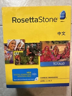 Rosetta Stone Chinese (Mandarin) LEVELS 1,2,&3 NEW/SEALED TOTALe - Image 1 of 4