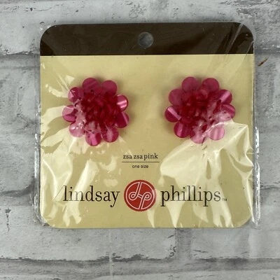 Lindsay Phillips 可互换扣 Zsa Zsa 粉色鞋吊饰 均码 全新 — 第 1/2 张图片