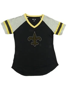 New Orleans Saints NFL Team Apparel Damen V-Neck T-Shirt - Bild 1 von 9