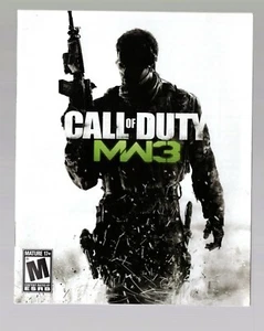 Call of Duty Modern Warfare 3 PS3 MANUAL ONLY Insert Authentic - Picture 1 of 1