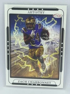 Zach Charbonnet Rookie 2023 Sage Artistry Football # 127 - Bild 1 von 2
