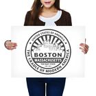 A2 - USA Boston Massachusetts America Poster 59.4X42cm280gsm(bw) #40295
