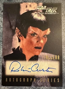 STAR TREK NEXT GENERATION : ROBIN CURTIS als TALLERA AUTOGRAMMKARTE A15 1999 - Bild 1 von 2