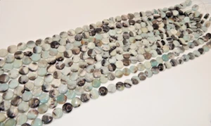 Amazonit 11 mm Münzperlen (16 Zoll Strang) - Bild 1 von 5