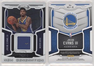 2018-19 Certified New Generation Jerseys /149 Jacob Evans III #NGJ-JE Rookie RC