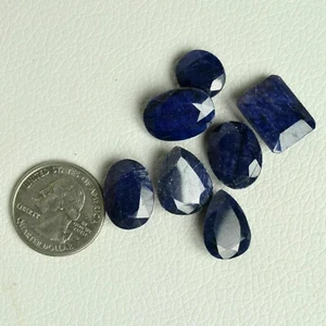 AAA+ 100 Ct. Natural Blue Sapphire Mix Cut Loose Gemstone Gift for Women/Her - Picture 1 of 7