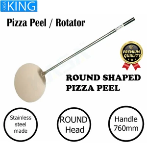 Round Shaped Pizza Peel for Pizza Rotating in Baking Equipment Stainless Steel - Picture 1 of 5