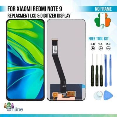 For Xiaomi Redmi Note 9 LCD Replacement Touch Screen Digitizer Display No Frame - Image 1 of 4