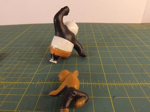 Kung Fu Panda Figures Plastic Cover