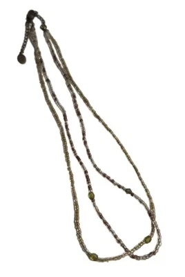 Collar Claire's Vidrio Semilla Cuentas Doble Hilo 16" Foto 1 de 4