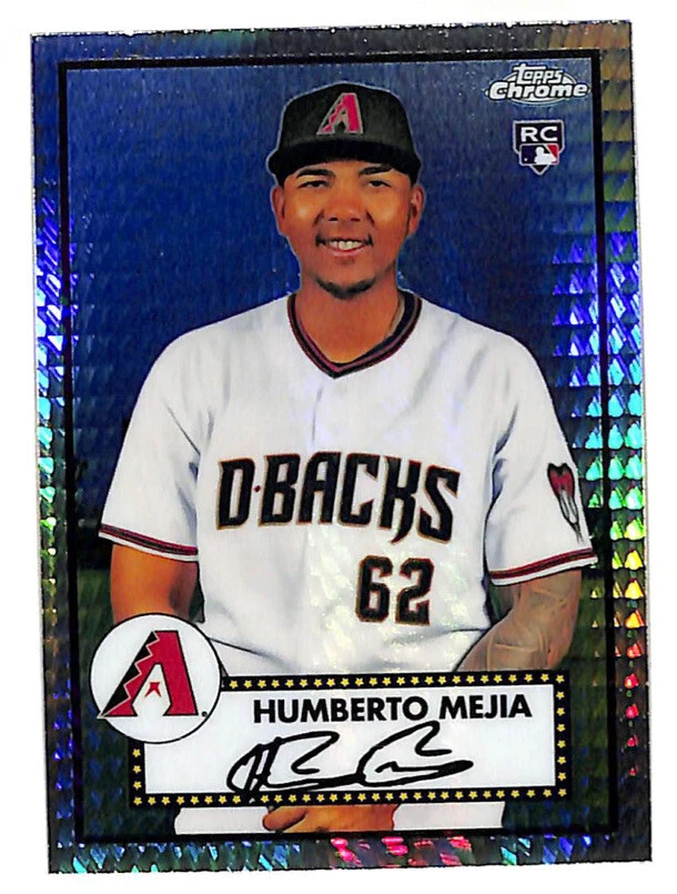 2021 Topps Chrome Platinum Anniversary 136 Humberto Mejia PRISM rookie card - Image 1 of 1