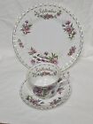 ROYAL ALBERT FLOWER OF THE MONTH  SEPTEMBER  *DAISY*  CUP, SAUCER, PLATE TRIO