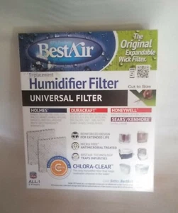 BestAir ALL-1 Universal Extended Life Humidifier Replacement Filters, 2 Pack  - Picture 1 of 2