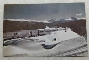 Winter-time Travel On The Vista-Dome Ca. Zephyr. Postcard (I2) - Picture 1 of 2