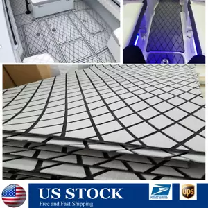 Diamond EVA Foam Teak Decking Sheet for Boat Marine Flooring Carpet Adhesive Mat - Picture 1 of 19