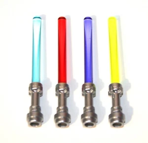 4x LEGO® Laserschwert Lichtschwert 64657/30374 NEU 4 Farben Star Wars silber - Picture 1 of 1