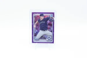 2020 Bowman Chrome Draft Emerson Hancock Purple Refractor #'d 218/250 #BD-12 - Picture 1 of 2