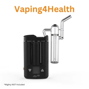 XXL GLASS SIDE WATER PIPE BUBBLER FOR MIGHTY, CRAFTY, MIGHTY+, MEDIC - Picture 1 of 4