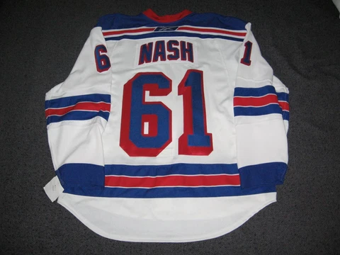 NEW YORK RANGERS RICK NASH TEAM ISSUE RBK EDGE 7187 SZ 56  BNWOT Cover