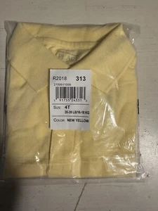 4T Yellow Boys Polo Shirt - New & Tag On - Picture 1 of 2