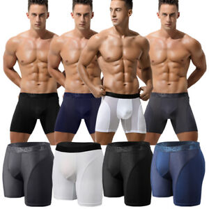 Mens Underwear Bamboo Boxer Briefs Breathable Soft Multipack 2 PCS Trunks Shorts