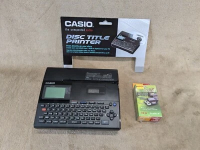Casio® CW-K85 Stand-Alone or PC Compatible Disc Title Printer w/ Ink - Image 1 of 4