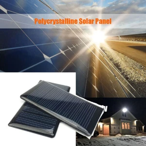1-10Pcs 5V 0.3W Solar Panel Small Cells Module Battery Charger for Garden Lights - Picture 1 of 18