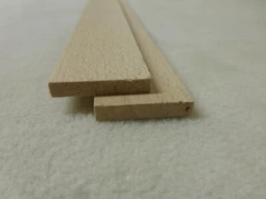 1Stk 100cm Buche Rechteckleisten Buche 5x30mm Vierkant Holzleisten - Bild 1 von 1