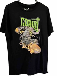 Marvel Green Goblin Size S Black T-Shirt Tee Top NWT Brand New - Foto 1 di 9