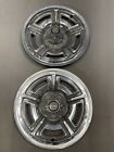 1965-1969 Ford Galaxie Mustang 15&quot; Wheel Covers Hubcaps Hub Center Caps Trim OEM