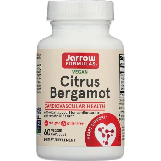 Jarrow Formulas, Inc. Bergamota cítrica vegana 500 mg 60 cápsulas vegetales Foto 1 de 1