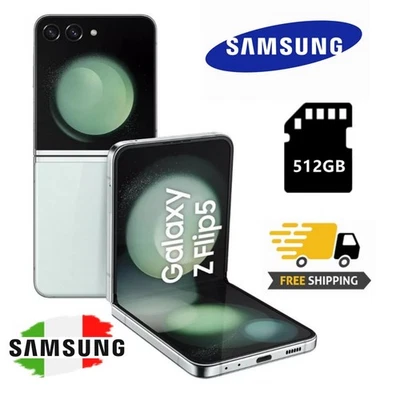 NUOVO Samsung Galaxy Z Flip5 SM-F731B - 512GB - Mint (Sbloccato) ❤ Originale - Immagine 1 di 4