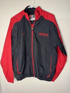 Nike NCAA Georgia Bulldogs Zip Up Jacket Size Small Authentic Team Apparel  - Picture 1 of 6