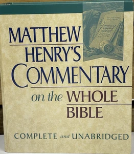 Matthew Henry's Commentary on the Whole Bible 2003 Complete and Unabridged - Picture 1 of 11