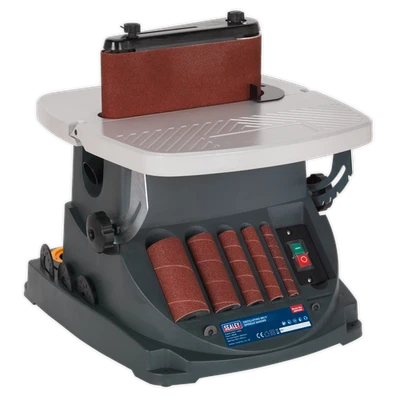 Oscillating Belt & Spindle/Bobbin Sander, 450W 230V, Sealey SM1300 A - Image 1 of 4