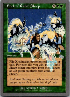 Flock of Rabid Sheep U Unglued 57 NM - Image 1 of 2