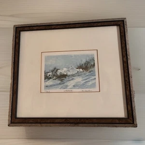 Barker, Al “UPSTATE” New York Lithograph Art Print Signed Numbered - Picture 1 of 9