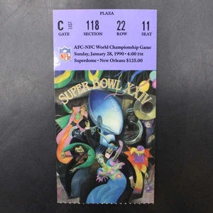 Super Bowl XXIV Ticket Stub 1990 San Francisco 49ers/Denver Broncos D13459 - Picture 1 of 3