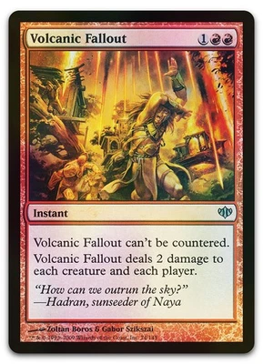 Volcanic Fallout #74 (Foil) (LP) Conflux CON Magic MTG - Image 1 of 2