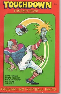 TOUCHDOWN FUN FACT BOOK, fascinating football facts, 1985, Modern Publishing - Picture 1 of 2