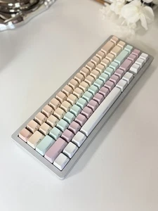 Xinmeng M67 65% Macaron Gasket Aluminum Wireless Gaming RGB Mechanical Keyboard - Picture 1 of 15