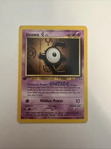 Unown [E] 67/75 Neo Discovery 1st Edition - Picture 1 of 4