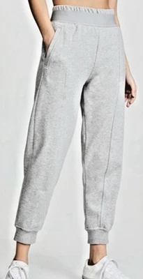Stella McCartney Adidas Essential Grey Joggers Sweatpants Elastic Waist Womens M - Image 1 of 4