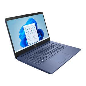 HP Stream 14" Blue Laptop UPGRADED BOTH WIN 11 & 16GB RAM, Intel Cel N4120, 64GB - Picture 1 of 9