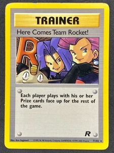 Pokémon Here Comes Team Rocket! 71/82 TR Team Rocket LP - Picture 1 of 2