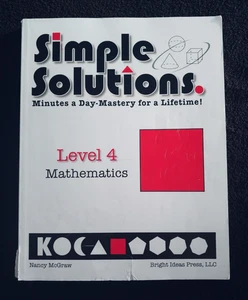 Einfache Lösungen Minuten am Tag - Level 4 Mathematik Arbeitsbuch - Homeschool - Bild 1 von 9