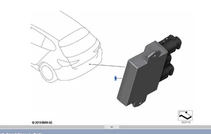 NEW GENUINE BMW 1 2 3 4 5 SERIES SMART BOOT OPENER CONTROL MODULE 61355B32845 - Picture 1 of 2
