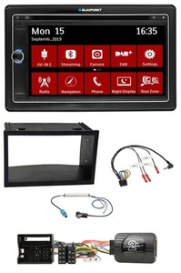 Blaupunkt TMC USB Lenkrad Bluetooth DAB 2DIN Navigation für VW Polo Passat Quadl - Bild 1 von 12