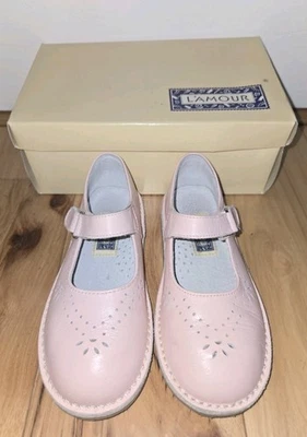De colección. Zapatos L'Amour Joy Correa en T Mary Jane Niñas Pequeñas Y2K Rosa Talla 10 ¡Prístino! Foto 1 de 4