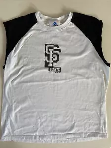 San Francisco Giants Adidas Herren Large Sleeveless Cutoff T-Shirt NEU - Bild 1 von 3